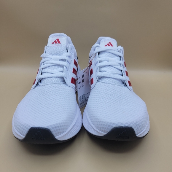 Adidas Galaxy 6 Men\'s Running Shoes Size 8.5 White Red Black HP2428 Walking New